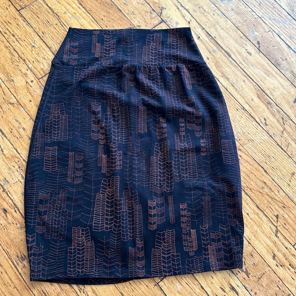 Y2K era Handmade Stretch Pencil Skirt a la Vintage American Apparel, size Small